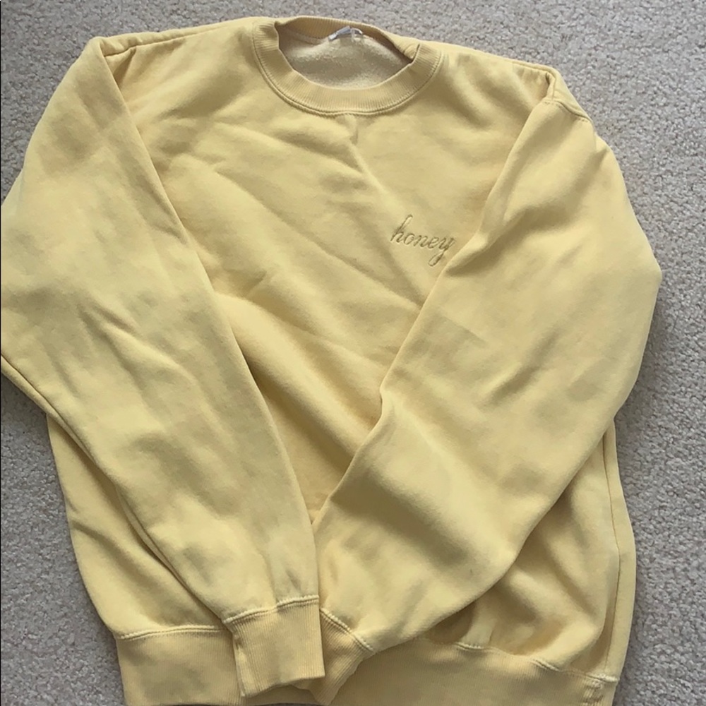 Honey brandy Melville sweatshirt